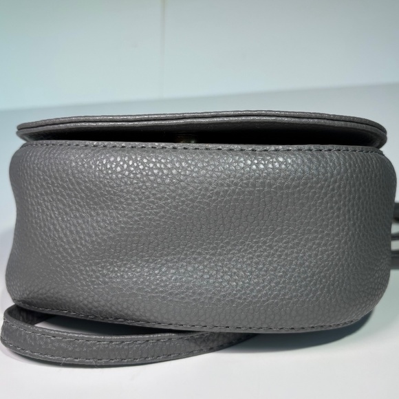 KEDZIE CAMDEN MINI MESSENGER CROSSBODY GRAY HANDBAG - Picture 7 of 7